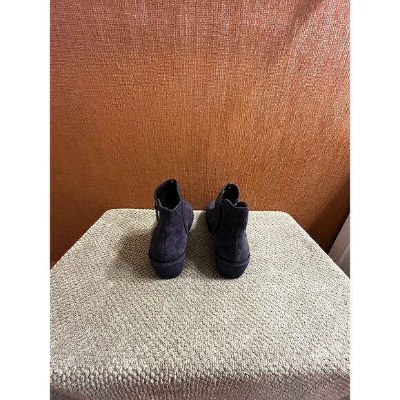 Kenneth Cole Reaction Prime Bootie Suede Leather Upper Size 5.5 (Navy Blue) - Picture 6 of 7